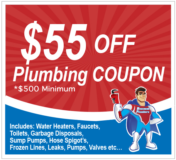 fifty five dollar plumbing coupon