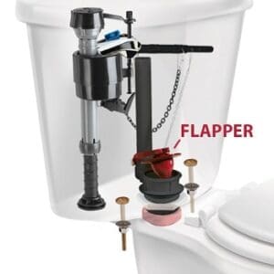 How To Replace Flapper Tank Diagram
